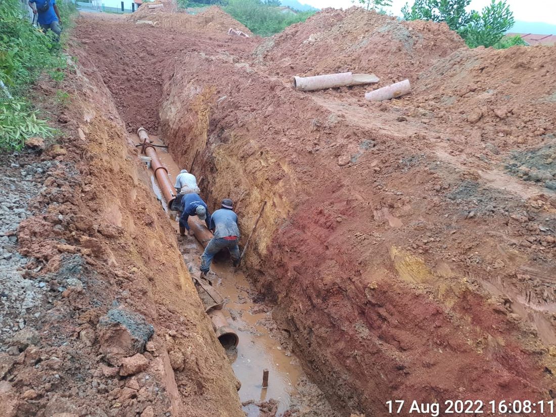 FELDA infrastructure drainage works